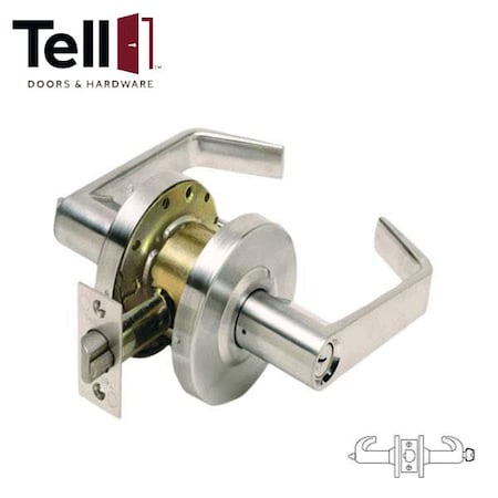Tell LC2681 CTL FW -Cortland Grade 2 Lever - Clutch Entrance US26D TELL-CL101918